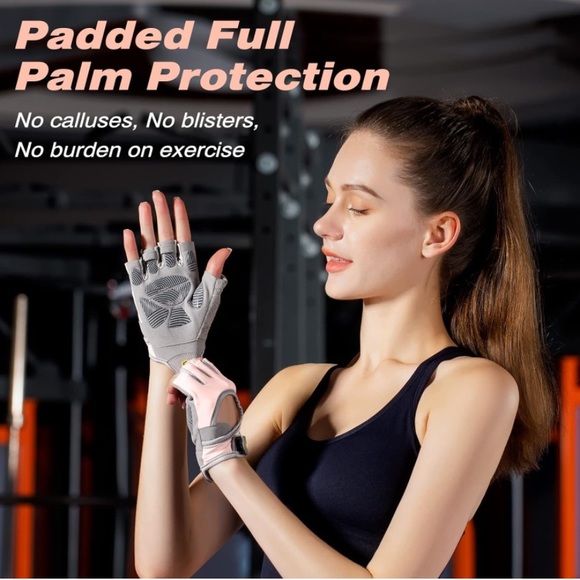 Workout Gloves for Women Men, Lightweight Weight Lifting - Picture 5 of 11
